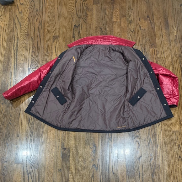 Like New Puma Reversible Button Jacket Men’s Size O Japan Sizing - Picture 6 of 12